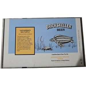 BricksKeller Beer Leatherback Sea Turtle flat unrolled Can